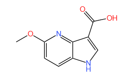 5-甲氧基-4-氮杂吲哚-3-羧酸