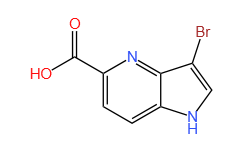 3-溴-4-氮杂吲哚-5-羧酸
