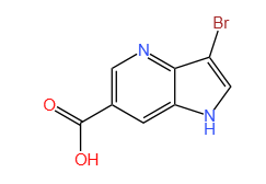 3-溴-4-氮杂吲哚-6-羧酸