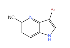 3-溴-4-氮杂吲哚-5-甲腈