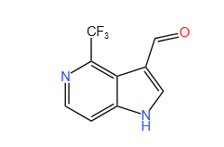 4-三氟甲基-5-氮杂吲哚-3-甲醛