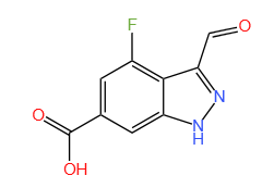 4-氟-3-醛基-1H-吲唑-6-羧酸