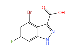 4-溴-6-氟-1H-吲唑-3-羧酸