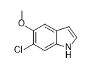 5-甲氧基-6-氯-1H-吲哚