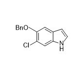 5-(苄氧基)-6-氯-1H-吲哚