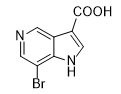 7-溴-5-氮杂吲哚-3-羧酸