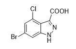 6-溴-4-氯-1H-吲唑-3-甲酸