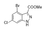 4-溴-6-氯-1H-吲唑-3-羧酸甲酯