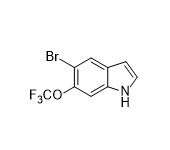 5-溴-6-三氟甲氧基-1H-吲哚
