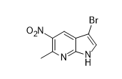 3-溴-5-硝基-6-甲基-7-氮杂吲哚