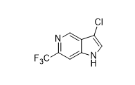3-氯-6-三氟甲基-5-氮杂吲哚