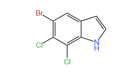 5-溴-6,7-二氯-1H-吲哚