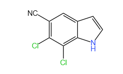 6,7-二氯-1H-吲哚-5-甲腈