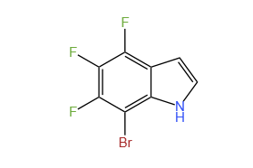 7-溴-4,5,6-三氟-1H-吲哚