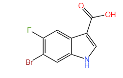 5-氟-6-溴-1H-吲哚-3-羧酸