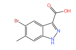 5-溴-6-甲基-1H-吲唑-3-羧酸