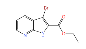 3-溴-7-氮杂吲哚-2-羧酸甲酯