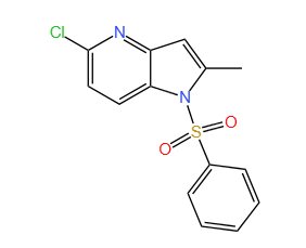 1-苯磺酰基-5-氯-2-甲基-4-氮杂吲哚