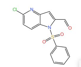 1-苯磺酰基-5-氯-4-氮杂吲哚-2-甲醛