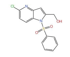 1-苯磺酰基-5-氯-4-氮杂吲哚-2-甲醇