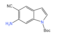 6-氨基-5-氰基-2,3-二氢-1H-吲哚-1-羧酸叔丁酯