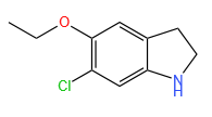 6-氯-5-乙氧基-2,3-二氢-1H-吲哚
